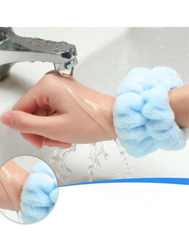 Faixa de Cabelo com Pulseiras Absorventes