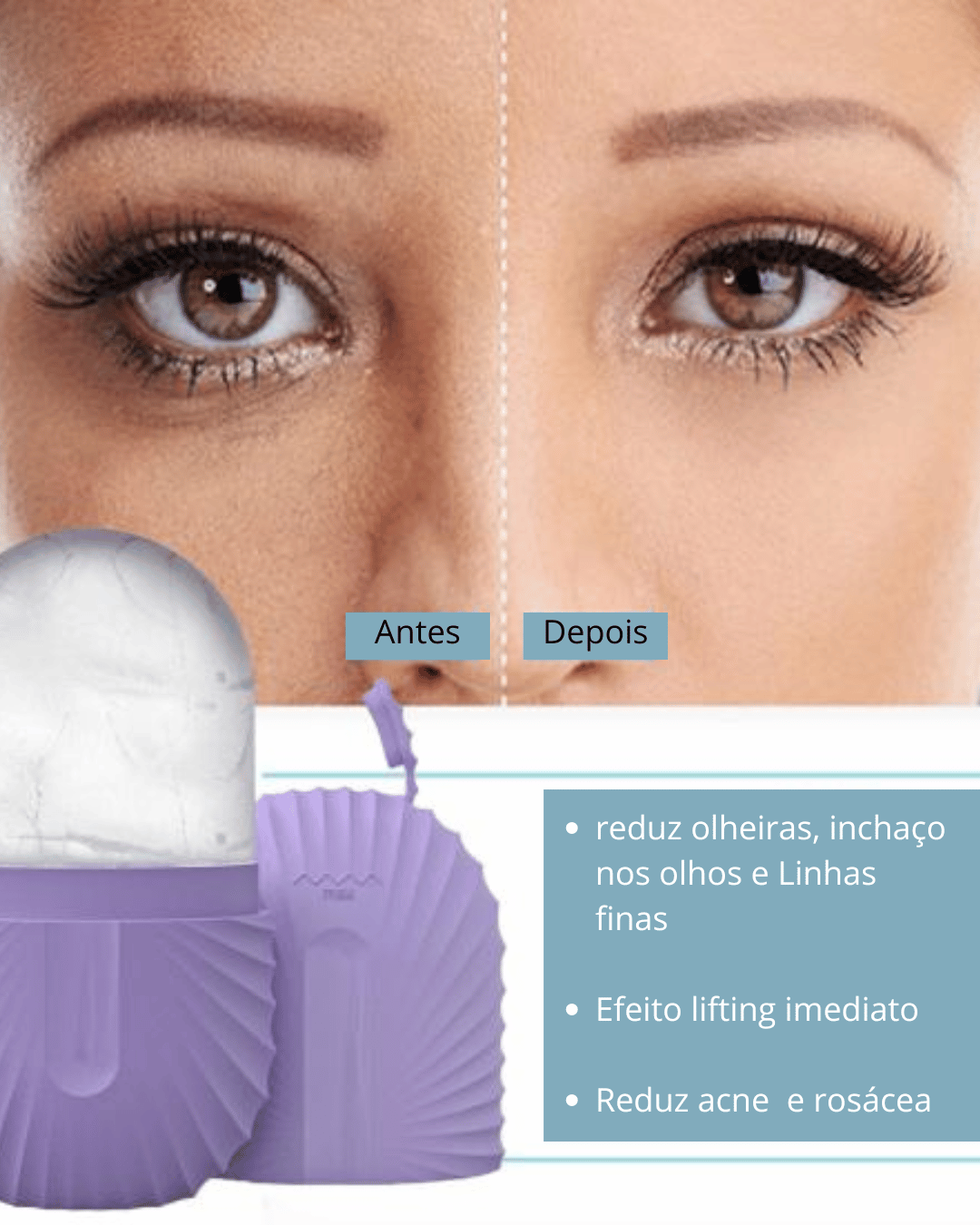 Massageador facial em gelo BIALMA