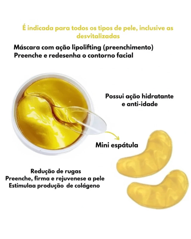 Máscara de colágeno para olhos