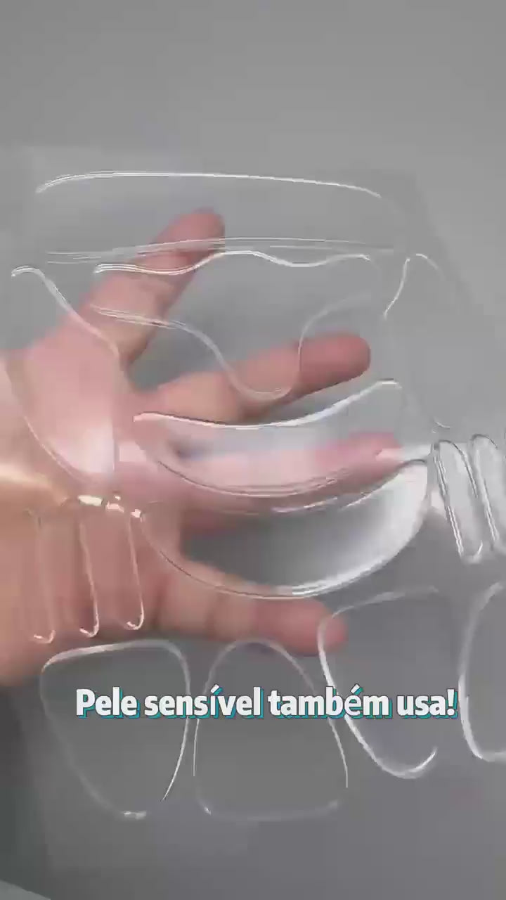 Adesivo de silicone antirugas para o rosto Bialma